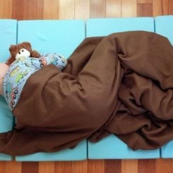 MamaDoo Kids Foldable Play Yard Mattress Or Sleep Mat Pink