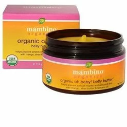 Mambino Organics Oh Baby! Belly Butter, 4 Ounce