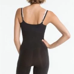 SHAPEwear SPANX Shape My Day Open-Bust Mid-Thigh Bodysuit PS5615 Black 1X