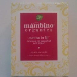 Gifts Mambino Organics: Sunrise In Fiji Natural Soy Candle, 1 Candle