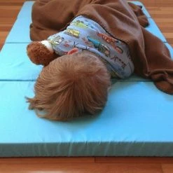 MamaDoo Kids Foldable Play Yard Mattress Or Sleep Mat Pink