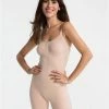SPANX OnCore Sculptsuit Mid-Thigh Shapesuit SS1715 Soft Nude Large SHAPEwear