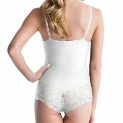 SPANX Lust Have Slimming Teddy 2441 Elegant Pearl Small SHAPEwear
