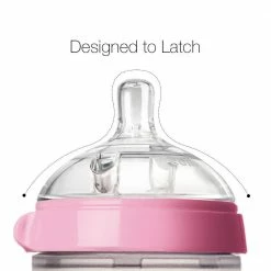 Comotomo Inc. Comotomo Slow Flow BPA FreeBaby Bottle Pink 5 Ounce 1-Count