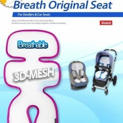 Manito Breath Original 3D Mesh BOST29000 Stroller&Car Seat Pad Beige Gear