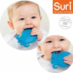 Mayapple Baby Suri The Octopus And Friends Teether 1 Silicone Teething Toys Blue