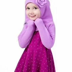 The Olie Minkey Baby Winter Garment (3T-4T, Purple Flower)