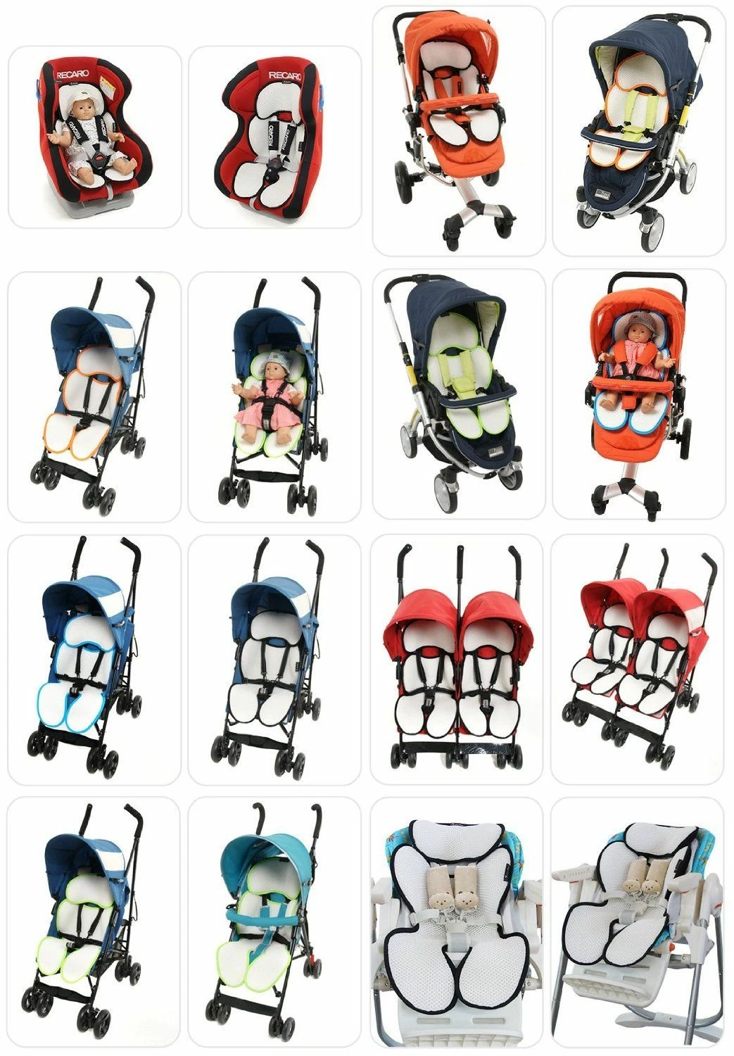 Gear Manito Breath Royal Plus 3D Mesh BPST-49000 Stroller & Car Seat Pad Red 8 Gear Manito Breath Royal Plus 3D Mesh BPST-49000 Stroller & Car Seat Pad Red