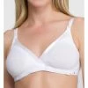 La Leche League International Nursing Bras La Leche League Wrap 'N Snap Nursing Bra 4101 White Small/Medium 1 La Leche League International Nursing Bras La Leche League Wrap 'N Snap Nursing Bra 4101 White Small/Medium
