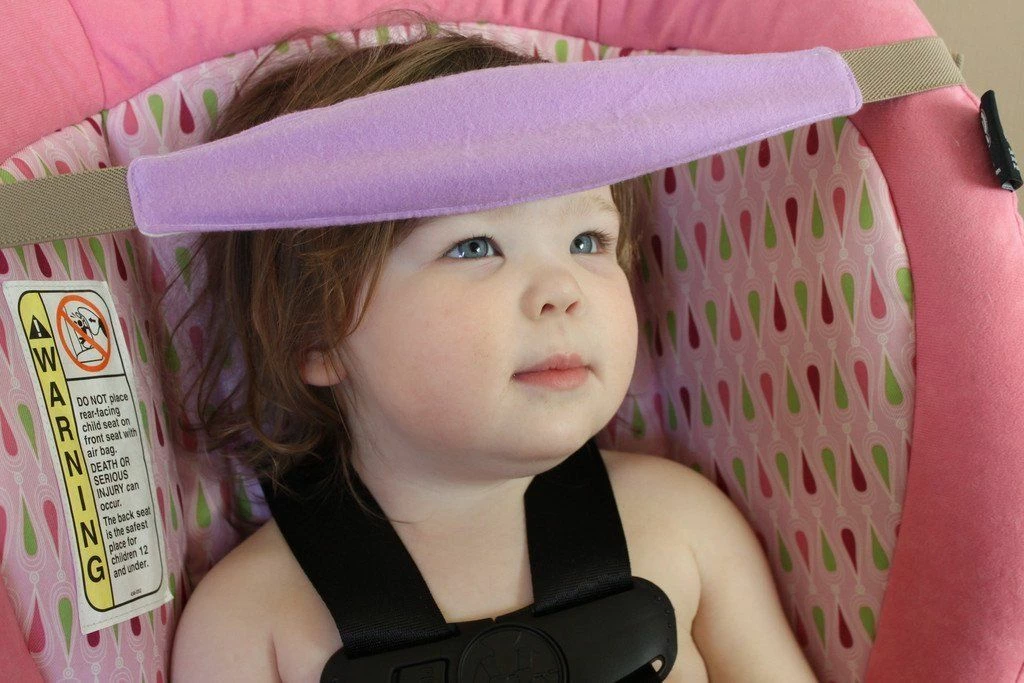 SlumberSling No. 1 Crash Tested Toddler Car Seat Head Support Flannel Orchid Gear 3 SlumberSling No. 1 Crash Tested Toddler Car Seat Head Support Flannel Orchid Gear