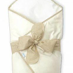 BundleBee Baby Wrap/Swaddle/Blanket, Feather Cream, 0-4 Months