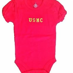 Creative Knitwear Newborn Baby Puff Sleeve USMC 3-6 Months