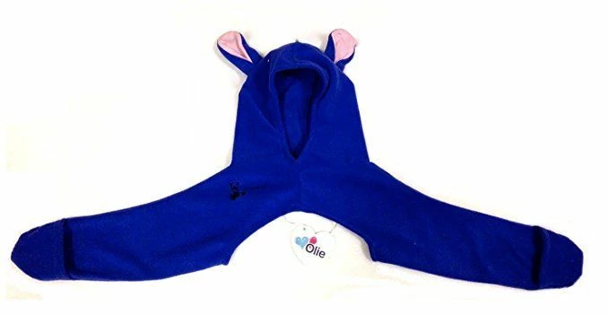 The Olie Minkey Baby Winter Garment (12-24Months, Blue W/ears) 3 The Olie Minkey Baby Winter Garment (12-24Months, Blue W/ears)