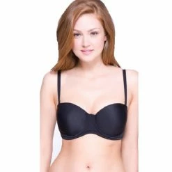 QT Intimates La Leche League QT 5 Way Convertible Bra 1103 Black 38DD