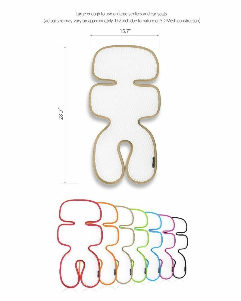 Manito Breath - Original 3D Mesh - BOST-29000 - Stroller&Car Seat Pad - Black 6 Manito Breath - Original 3D Mesh - BOST-29000 - Stroller&Car Seat Pad - Black