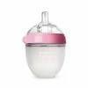 Comotomo Inc. Comotomo Slow Flow BPA FreeBaby Bottle Pink 5 Ounce 1-Count