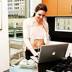 Simple Wishes Hands Free Breastpump Bra, Black, L-Plus Nursing Bras