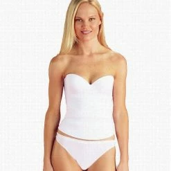QT Intimates Everyday Bras La Leche League - QT - Strapless Convertible Bustier - 1100 - White - 38B