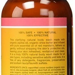 Mambino Organics: Mandarin Creme Natural Clarifying Body Wash, 8 Oz