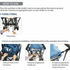 Manito Breath Original 3D Mesh BOST29000 Stroller&Car Seat Pad Beige Gear