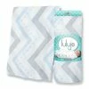 Nursing Lulujo Baby Bamboo Muslin Swaddling Blanket