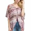 Printed Dolman Kimono With Lace By IVETH Apparel 2 Printed Dolman Kimono With Lace By IVETH Apparel