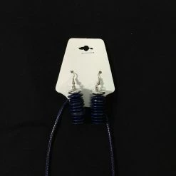 Custom Jewelry Wax Cord With Wood Round Disk And Rectangular Capiz Tubes Set By IVETH