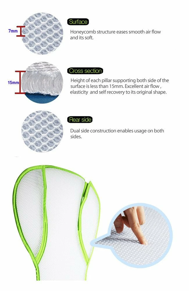 Manito Breath Pro Plus 3D Mesh Seat Pad/Cushion/Liner For Stroller And Car Seat (7 Available Colors) 7 Manito Breath Pro Plus 3D Mesh Seat Pad/Cushion/Liner For Stroller And Car Seat (7 Available Colors)