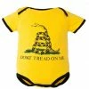 Apparel Trooper Clothing Tread On Me 1pc Bodysuit,9-12 Months, Yellow, 9-12 Months 9004 9004 9-12