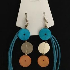 Custom Jewelry Wax Cord With Sequins Buttons Necklace Set By IVETH