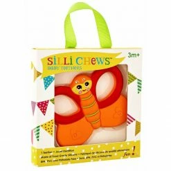Silli Chews Baby Teethers Natural Silicone Teething Toys - Novelty, Animals, And Food