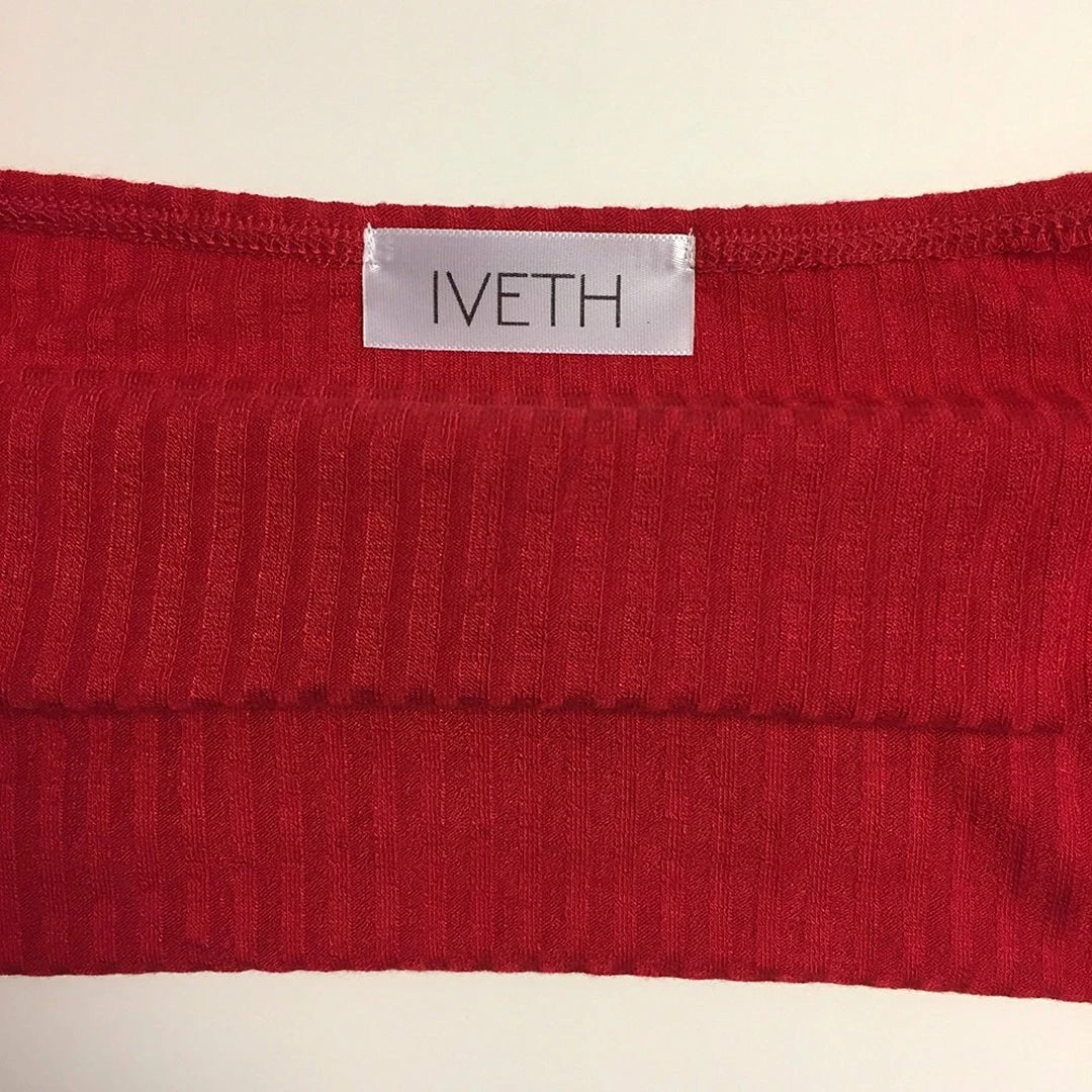 IVETH Apparel Fitted Neck Halter Off The Shoulder Top With Cap Sleeves 6 IVETH Apparel Fitted Neck Halter Off The Shoulder Top With Cap Sleeves