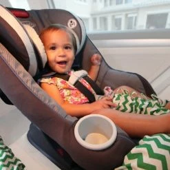 Mommy Paradise Gear The Noggle- Extend Air Conditioning Or Heat From Your Car’s Front Vents To Your Kids In The Back Seat Instantly (10ft, Grey Quatrefoil), Keep Your Children Comfortable When Traveling In Any Weather