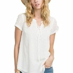 Chiffon Layered Lace Top With Jersey By IVETH Apparel