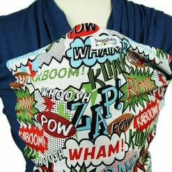 Mommy Paradise Snuggy Baby Hybrid Stretch Wrap POW! Multi Color One Size 10 Mommy Paradise Snuggy Baby Hybrid Stretch Wrap POW! Multi Color One Size