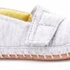 TOMs Unisex Crib Alpargata Shoe Sneakers For Infants, Grey Jersey