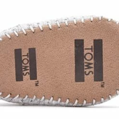 TOMs Unisex Crib Alpargata Shoe Sneakers For Infants, Grey Jersey