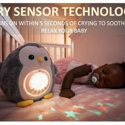 Mommy Paradise Soothing Sleep Plush Baby Owl With CRY SENSOR