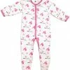 Apparel Kyte Baby Layette Printed Bamboo Footie 1508PK3 Park 6-12 Months