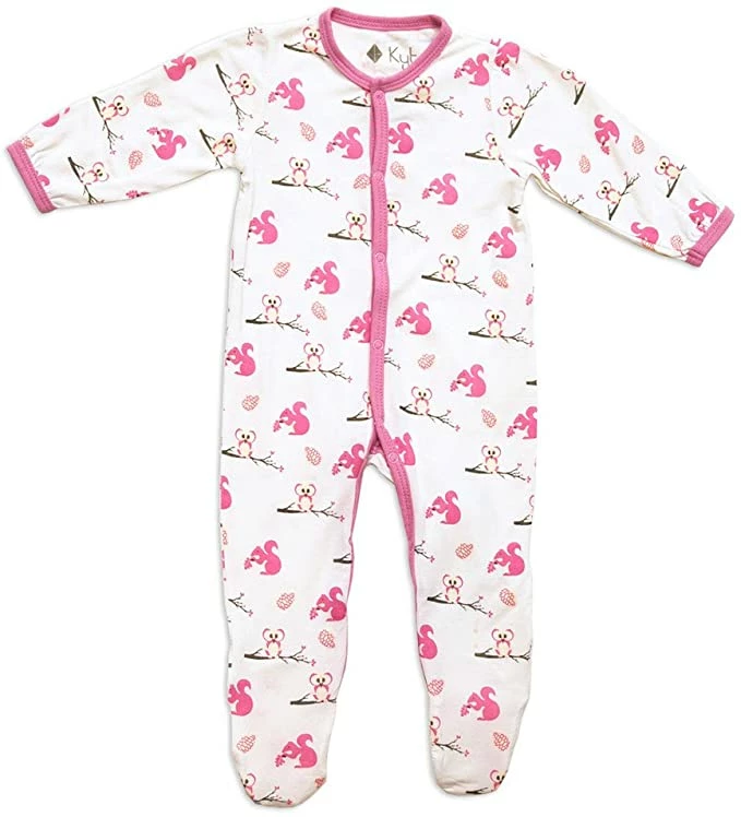 Apparel Kyte Baby Layette Printed Bamboo Footie 1508PK3 Park 6-12 Months 3 Apparel Kyte Baby Layette Printed Bamboo Footie 1508PK3 Park 6-12 Months