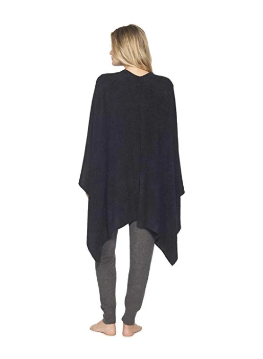 Apparel Barefoot Dreams CozyChic Lite Black Weekend Wrap One Size 6 Apparel Barefoot Dreams CozyChic Lite Black Weekend Wrap One Size