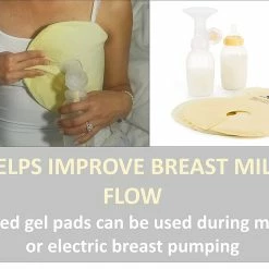360 XL Breast Therapy Pack -Mommy PARADISE-15 Second Hot & Cold Relief - Clogged Ducts, Mastitis, Engorgement Gel Nursing Pads - Large Full Coverage Breastfeeding Pads For Boosting Breastmilk