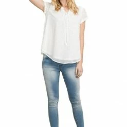 Chiffon Layered Lace Top With Jersey By IVETH Apparel