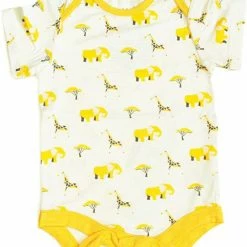 Kyte Baby Layette Printed Bamboo Onesie 1409SF1 Safari 0-3 Months Apparel