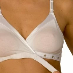 La Leche League International LA Leche League Women's Wrap 'N Snap Wireless Nursing Bra W/Snap Front Closure